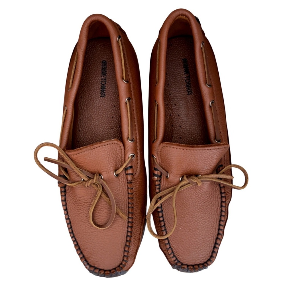 Minnetonka Men's Moosehide Weekender Moccasin Loafer SZ: 15